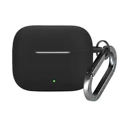 Силіконовий чохол для навушників OPPO Enco Buds3 Pro, Hang Case, чорний, ультратонкий захисний кейс товщиною 2 мм, захист від подряпин, пилу та ударів, компактний, з карабіном для кріплення, ArmorStandart (ARM86802)