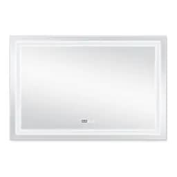Дзеркало Qtap Mideya 1200x800 (DC-F613) з LED-підсвічуванням та антизапотіванням QT2078F613W, Білий - мініатюра 4