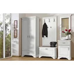 Набір меблів в передпокій ВМК (БРВ) Кентукі N77805 Білий альпійський (BRW-1859)