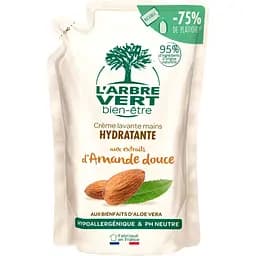 Крем-мыло для рук L'Arbre Vert Миндаль запаска 300 мл