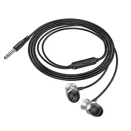 Навушники Hoco Fountain metal universal earphones with microphone M106 - мініатюра 2