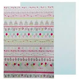 Бумага с рисунком "Праздник" А4(21х29,7см) двухсторонняя 300г/м2 Heyda