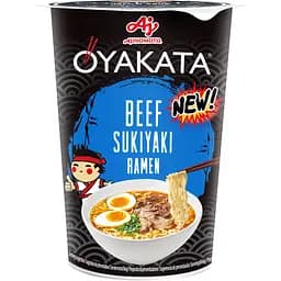 Суп швидкого приготування Oyakata Ramen Beef Sukiyaki 63.5 г