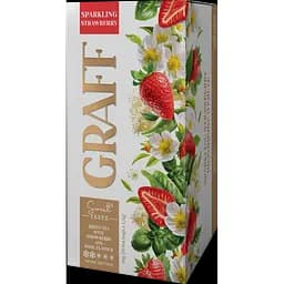 Чай зелений Graff Полуничне ігристе/ Sparkling Strawberry з ароматом полуниці та базиліка 20 шт. x 1.5 г