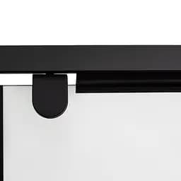 Душова кабіна Qtap Scorpio BLA10115-AC6 100x100 см, скло Clear 6 мм, покриття CalcLess без піддона, Чорний, Універсальна, прозорий - мініатюра 3