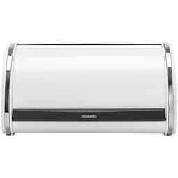 Хлібниця металева Brabantia Roll Top Bread Bin Medium 31.6x26.5х17.3 см біла (306044)