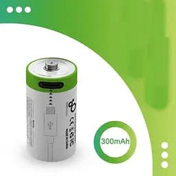 Акумулятор CR2 ​​Smartoools 300 mAh літій-іонний Li-Ion із зарядкою від Type-C 3.7V Випуклий плюс (19326) - мініатюра 1