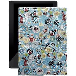 Чехол StatusCASE из экокожи для планшета Pixus Blast Круги-цветные