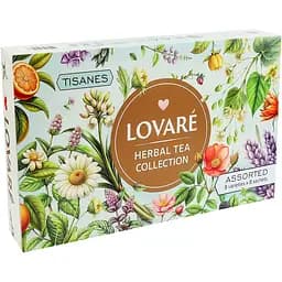 Набір Колекція трав’яних чаїв Lovare Herbal Tea Collection 96 г (8 видів по 8 шт.)