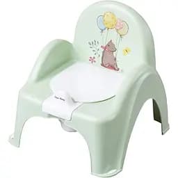 Детский горшок-стульчик Tega Лесная сказка с музыкой светло-зеленый