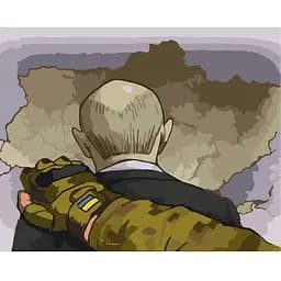 Картина за номерами Bambi Убийца задержан 10387-NN 40х50 см