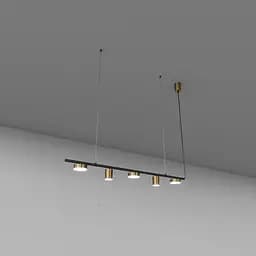 Підвіс SV0063-5 BK+GD 3000К