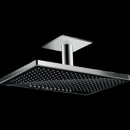 Верхний душ Hansgrohe Rainmaker Select 460 2jet с держателем черный/хром 24004600, Черный