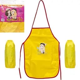 Фартук детский с нарукавниками для девочек CR5530(Yellow) 54х37 см (91392)