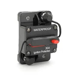 Автоматичний вимикач запобіжник однополюсний постійного струму 12-48V GG-CB5 Waterproof 30A