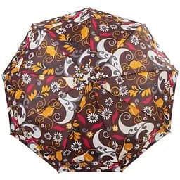 Жіноча складана парасолька повний автомат Airton 104 см коричнева