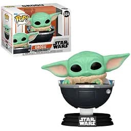 Коллекционная фигурка Funko Pop Звёздные войны: Мандалорец Грогу Star Wars: The Mandalorian Grogu 10 см FP SW