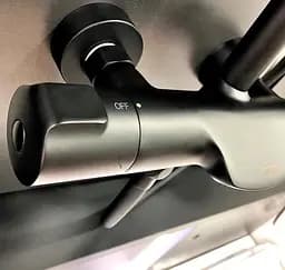 Душова система Dusel Centro Thermostatic Black (281307000), Чорний матовий - мініатюра 8