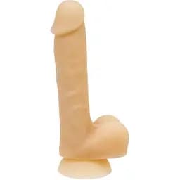 Фалоімітатор із пам'яттю форми, на присосці Addiction - DAVID 8″ Silicone Dong, віброкуля в подарунок