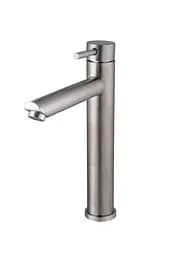 Смеситель для умывальника Globus Lux ALPEN SBT1-201HL однорычажный с длинным изливом для раковины нержавеющая сталь