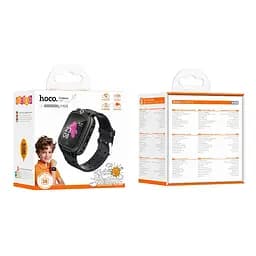 Дитячий смарт-годинник Hoco children phone watch Y105 1.44" LCD, 2G Call - мініатюра 3