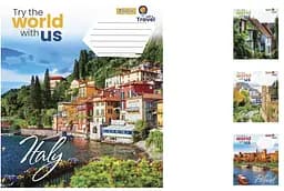 Зошити учнівські 24 аркуша лінія. 1В World with us, 20 шт. в упаковці