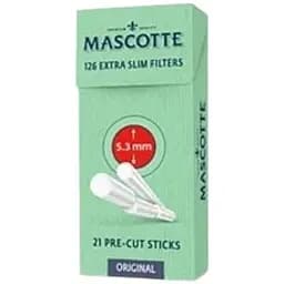 Фільтри для самокруток Mascotte Extra Slim 5.3 мм 126 шт.