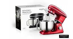 Кухонний комбайн Mozano професійний тістоміс Kitchen Machine 2300 Вт чаша 6,2 л Red Кулінарна книга в подарунок - мініатюра 6