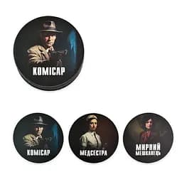 Настільна гра "Мафія" 30698 картки 24 штук, маски 12 штук - мініатюра 4