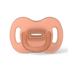 Пустышка силиконовая Suavinex, симметрическая, 0-6 мес., оранжевый (307266)