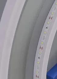 Дзеркало Mixxus PLAIN MC02-60-CASE з LED Touch, Anti-fog, димером, рег. яскравості, годинником (MI6661) - мініатюра 5