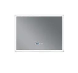 Дзеркало Mixxus FLAT MR04-100x80 з LED Touch, Anti-fog, димером, регулюванням яскравості, годинником (MI6927) - мініатюра 2