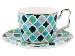 Чашка с блюдцем Dor Amie, 220 мл, белый (925-009)