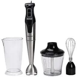 Блендер Sokany SK-758-4 з мірною склянкою 0.8 л занурювальний 1000 Вт з 2 насадками та 2 режимами