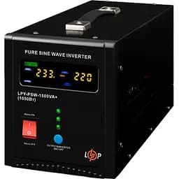 Джерело безперебійного живлення (ДБЖ) LogicPower LPY-PSW-1500VA+ 1050W (22872) [107306]