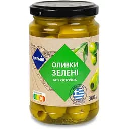 Оливки Премія зелені без кісточок 300