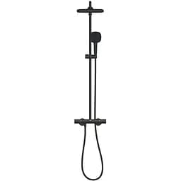 Душова система термостатична Grohe QuickFix Vitalio Comfort System 250 Cube 266962431, Чорний матовий