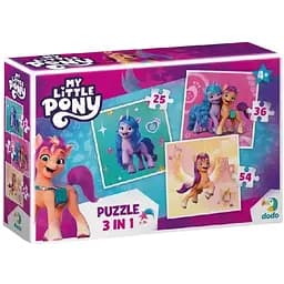 Дитячі Пазли 3 в 1 My Little Pony Іззі та Санні DoDo 200385