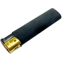 Зажигалка с пьезоподжигом бархат черная