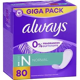 Ежедневные прокладки Always Daily Fresh Normal Без запаха 80 шт.