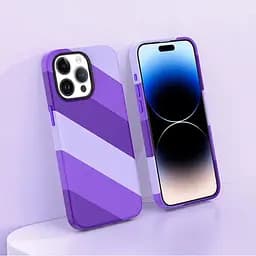 Чохол Vokamo для iPhone 15 Pro захисний з магнітом Purple - мініатюра 5