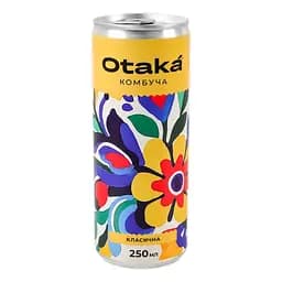 Напиток безалкогольный Otaka Комбуча Классическая слабогазированная 250 мл.