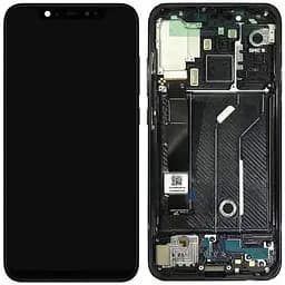 Дисплей Xiaomi Mi 8 чорний, Amoled, оригінал PRC, з рамкою, Black