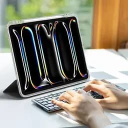 Чохол до планшета BeCover Ultra Slim Origami Transparent Apple iPad Pro 11" M4 2024 Gray (711690) - мініатюра 6