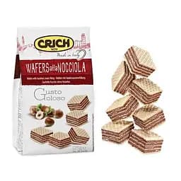 Вафли Crich Wafers alla nocciola с лесным орехом 125 г