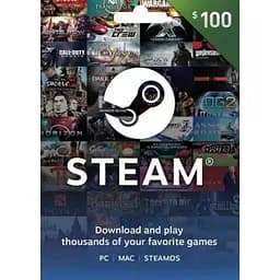 Steam Wallet Gift Cards $100 (Регион Украина)