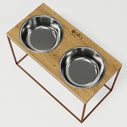 Hollky Base XXL40 — миски на підставці для дуже великих собак (2 × 2,8 л) - мініатюра 8