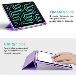 Чохол-книжка ArmorStandart Smart Fold Pen для Samsung Galaxy Tab S10 FE+ Light Purple (ARM85556) [151846] - мініатюра 5