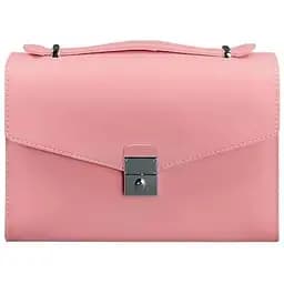 Жіноча шкіряна сумка-кроссбоді Lola рожева