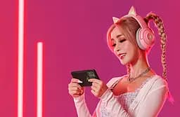 Гарнітура Razer Kraken Kitty Edition Quartz BT RGB Pink (RZ04-03520100-R3M1) - мініатюра 7